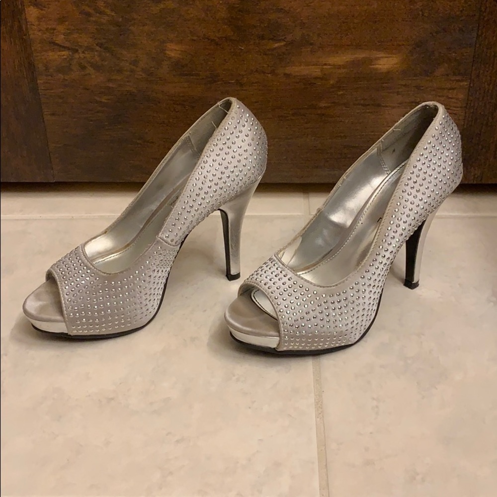 Silver heels